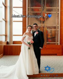 Mazel tov to @micky_ariel_z and @calebz4_  on their marriage! 💙

Here’s their lovely story on how they met:

“Micky and I met through MeetJew at the height of the pandemic. We became friends for the first year as I was working as a medic and didn’t want to give anyone COVID. Fast forward about a year and I got back into contact with her. She invited me to join her nightly zooms with her friends she made through Meetjew. She and I hit it off immediately, and next thing I know I am driving 3 hours away to have a date with her and 3 hours back the same day. The 6 hours of driving just for a first date is what sold her. Meetjew has been an incredible resource for us and the community, both during COVID and today with rising antisemitism. Don’t give up, your person is out there! If it weren’t for MeetJew who knows if or how we would’ve met.” 

We wish you two nothing but blessings and love in your marriage! 🫶🏽

If you are now in a relationship with someone you met through MeetJew, please message us to be featured! 🙏🏼