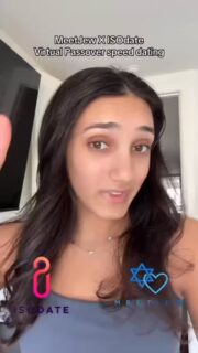 Ditch the dating apps and form a real connection…❤️🔥
MeetJew x IsoDate are making dating great again..😏
Find that special someone in this virtual speed dating extravaganza right for Passover! 🍷
Sunday, April 5. All religious observance levels welcome. Open to all residents in North America! 🇺🇸🇨🇦🇲🇽
Ages 55+: 7pm EST
Ages 28-42: 8pm EST
Ages: 38-54 9pm EST
Ages 21-34 9:30pm EST
Find your special someone with the LINK IN BIO! ☝🏼
#jewish #jewishsingles #dating #passover #single